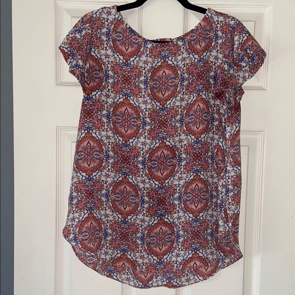Floral Patterned Women's Top